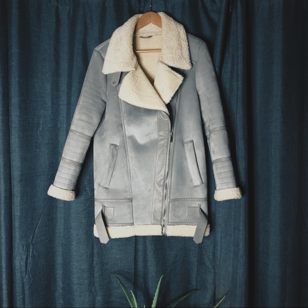 Zara Faux-Shearling Coat